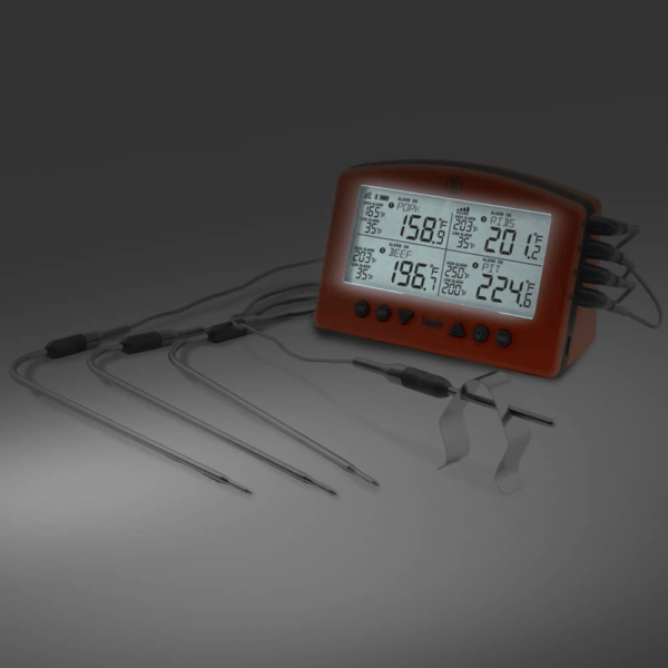 Signals™ 4-Channel Wi-Fi/Bluetooth BBQ Alarm Thermometer WHITE - Image 4