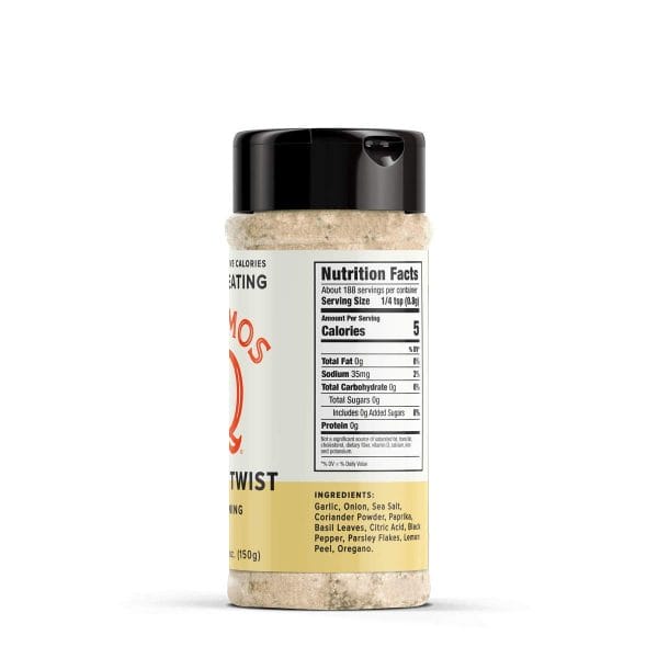 Kosmos Q Lemon Twist - Clean Eating Seasoning (5.3 oz) - Image 2