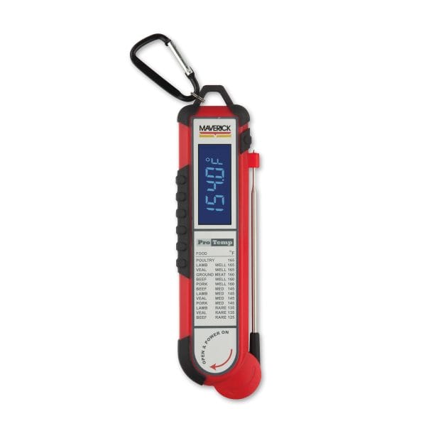 Maverick PT-100BBQ Professional Thermometer (Red)