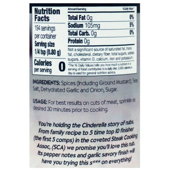 Rack Masters Big Rack Rub - 5.5 oz - Image 2