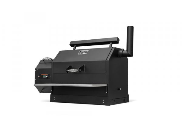 Yoder Smokers YS640s Built-In Pellet Grill with ACS, LH with SS Front Shelf, Valance and Grease Drain Assembly - Image 4