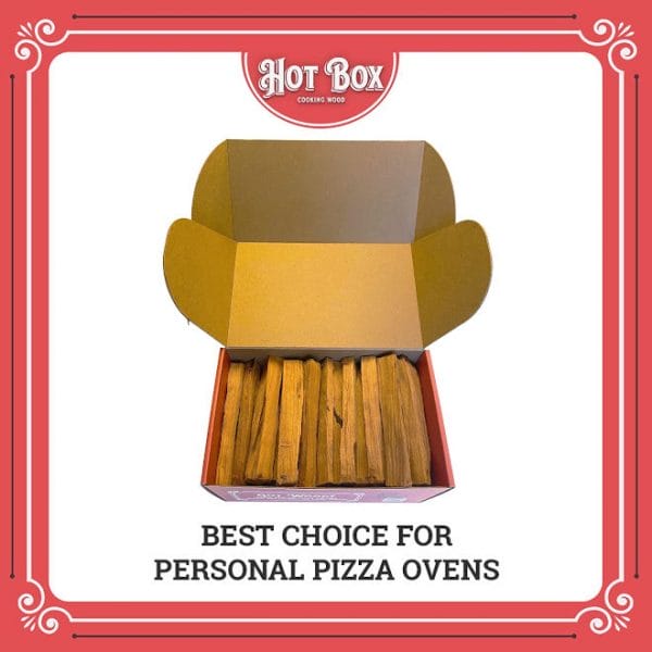 6" Box of Premium Cherry Pizza Oven Mini-Cut Wood - Image 2