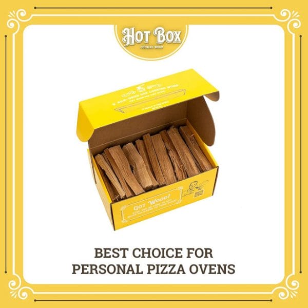 6" Box of Premium Oak Pizza Oven Mini-Cut Wood - Image 2