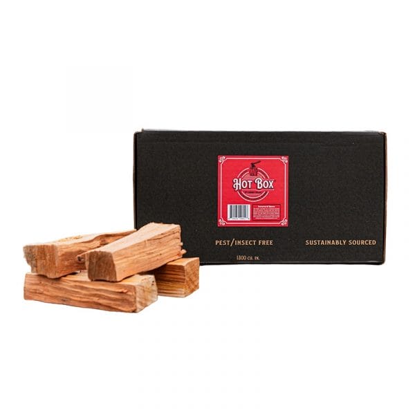 8" Box of Premium Cherry Pizza Oven Cut Wood Splits