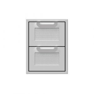 Hestan 16" Steeleto Outdoor Double Storage Drawers