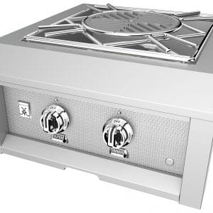 Hestan 24" Stainless Steel Natural Gas Built-In Power Side Burner