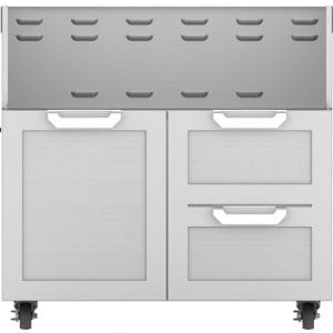 Hestan 36" Double Drawer and Door Cart
