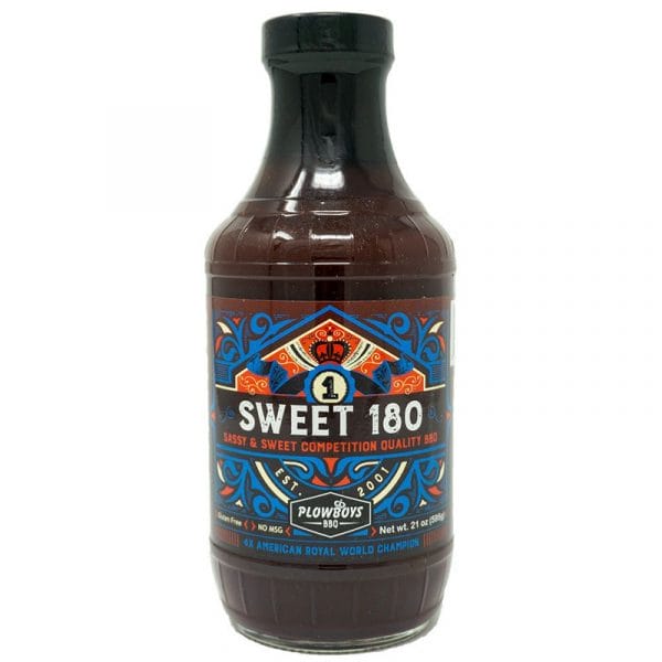 Plowboys BBQ Sweet 180 sauce - 16 oz.