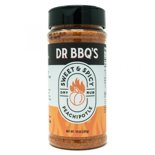 Dr. BBQ's Sweet & Spicy Peachipotle Rub - 10 oz.