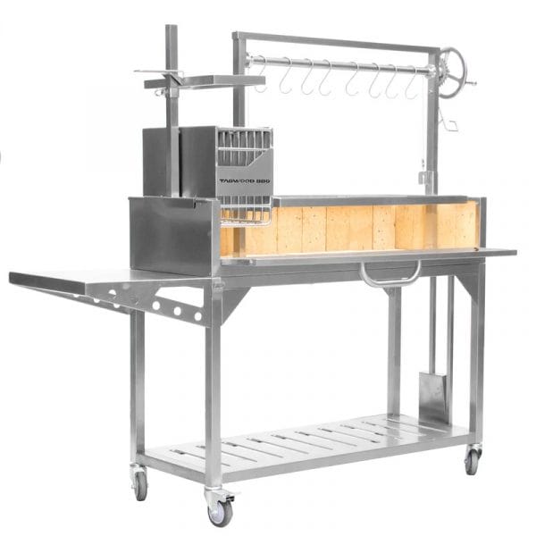 Tagwood BBQ Argentine Santa Maria Wood Fire & Charcoal Grill | BBQ03SS - Image 11