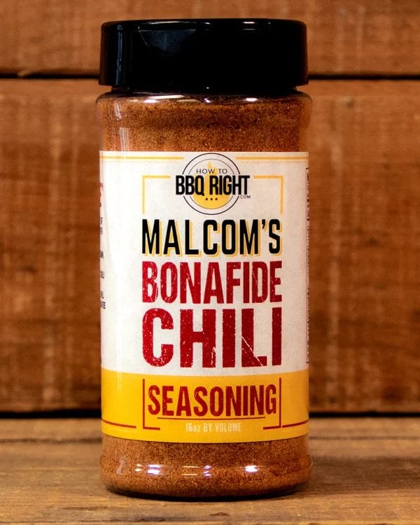 How to BBQ Right - Malcom's Bonafide Chili Seasoning - 16 oz.